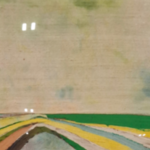 Kunstwerk in lijst, Maya Wildevuur, Landschap, 1987